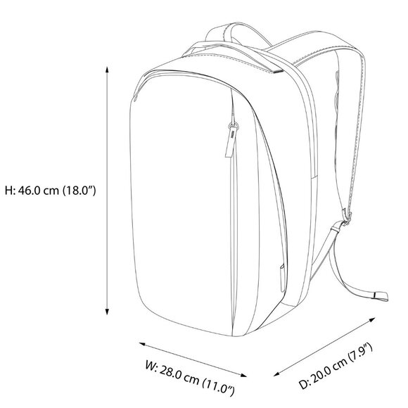 NWT Alpaka Metro Travel Laptop Backpack Pro Black | Axoflux 600D - Picture 7 of 10